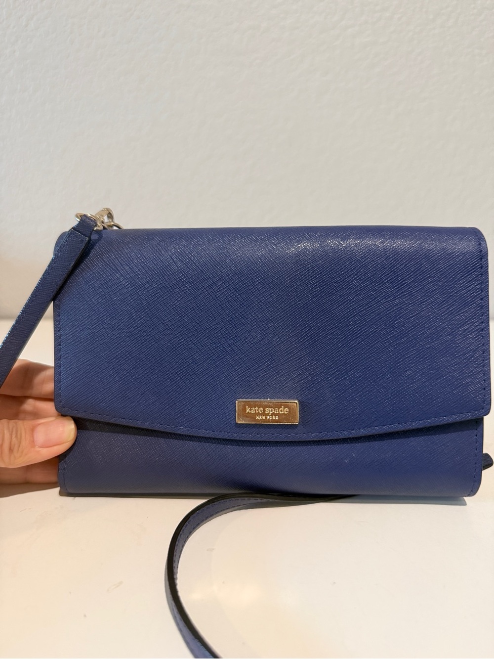 kate spade Navy Blue Crossbody Wallet - Picture 2 of 9